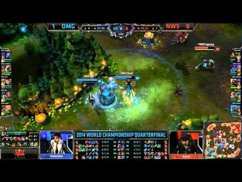 World Championship Quarter Finals 2014 - NWS VS OMG - Game 2