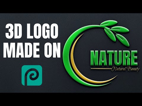 How to create a Nature 3D Logo on Photopea
