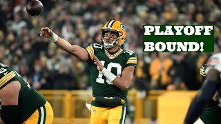 THE PACKERS ARE GOING TO THE PLAYOFFS!!! (Packers vs Bears Week 18 Reactions)