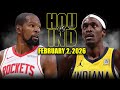 Houston Rockets Vs Indiana Pacers Full Game Highlights February 2 2026 NBA Season