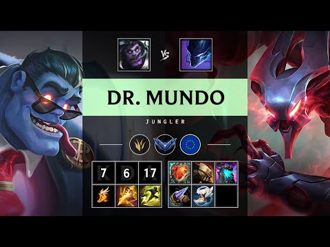 Dr. Mundo Jungle vs Nocturne - EUW Diamond Patch 25.21