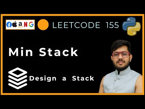Leetcode 155. Min Stack | Design Stack with O(1) Min | Python Solution