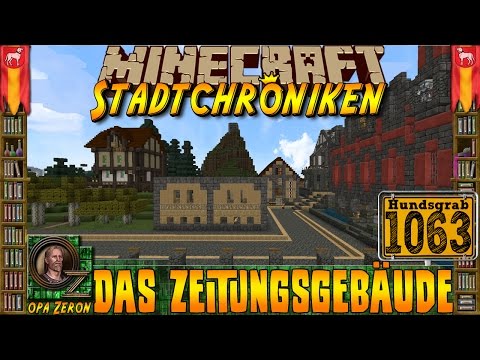 Minecraft #1063 -Stadtchroniken- Das Zeitungsgebäude [HD+Deutsch]