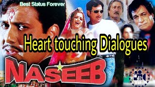 Naseeb Movie Govinda Dialogues 💔  All Heart Tou