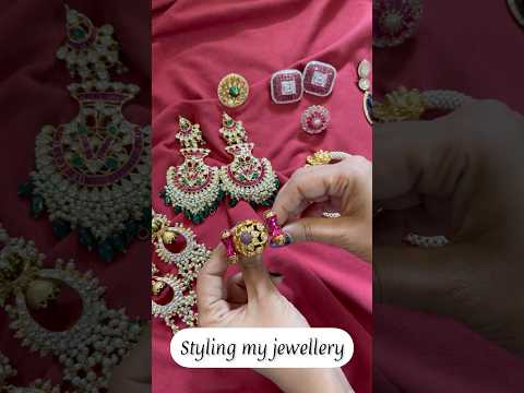 How I styled my Indian Jewellery for a wedding 😬 #shorts #garimasgoodlife