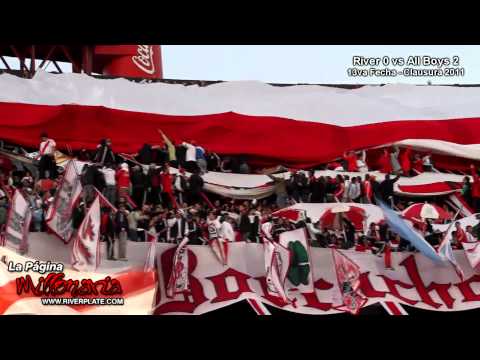 "River vs All Boys - Â¡Vamos Vamos River Plate!" Barra: Los Borrachos del Tablón • Club: River Plate
