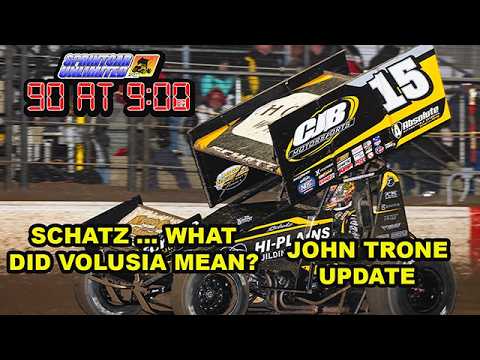 SprintCar Unlimited 90 um 9 Uhr am Montag, den 16. Februar: Donny Schatz und Volusia; John Trone-...