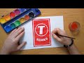 How to draw the T-Series logo