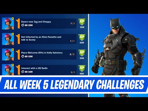 All Week 5 Legendary Quest Challenges Guide in Fortnite - Week 5 Quest in Chapter 2 Season 7
