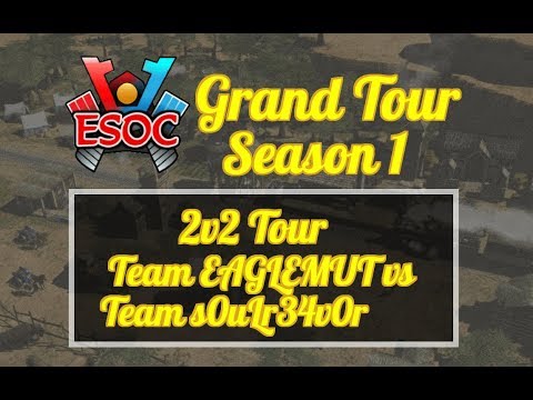[AoE3] ESOC Grand Tour S1 // 2v2 Tour — RO32: EAGLEMUT & Edeholland vs s0uLr34v0r & M0tzii