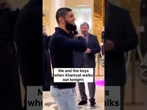 Me and the boys when Khamzat walks out tonight 🔥 #UFC319