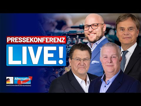 LIVE: Pressekonferenz der AfD-Fraktion - Diese Woche im Bundestag