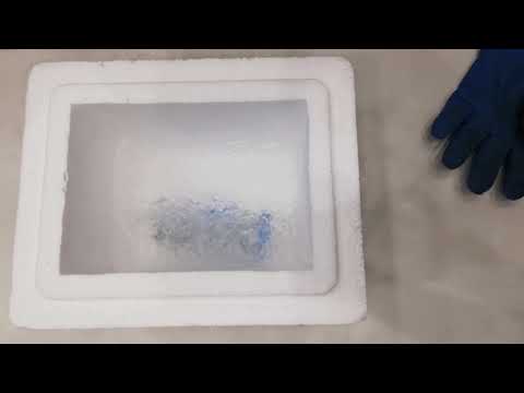 Anomalie von Wasser - Ausdehnung beim Gefrieren