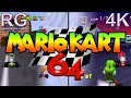 Mario Kart 64 Nintendo 64 Attract Mushroom Flower Cup Playthrough RGB Mod UHD 4K