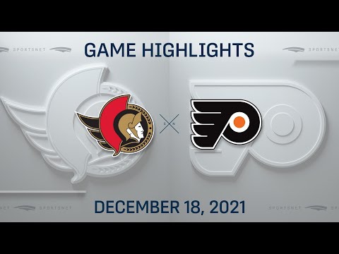 NHL Highlights | Senators vs. Flyers - Dec 18, 2021