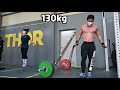220130 스내치110kg3회+클린130kg2회