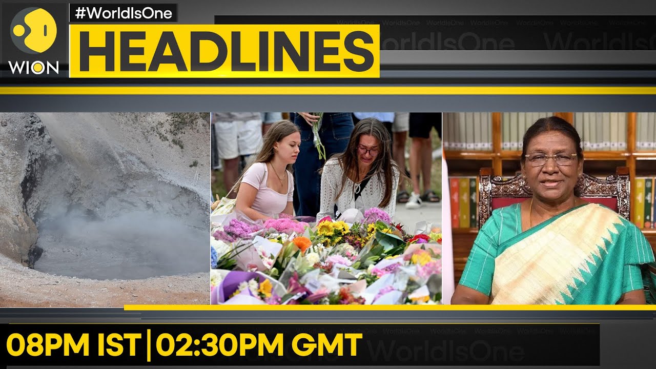 Mourners Pay Tribute To Bondi Victims | Muddy Eruption in Yellowstone Park | WION HEADLINES
