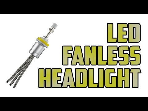 LED (fanless) headlights install and test