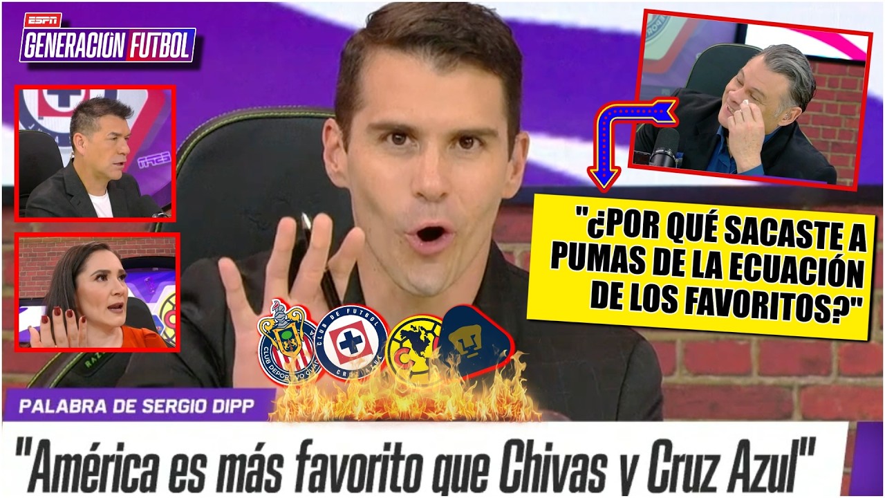 PUMAS MÁS FAVORITO que el AMÉRICA, CHIVAS y CRUZ AZUL. Borgetti pone PACHUCA ¿Toluca? | Generación F