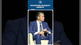 Protesters Disrupt Hegseth’s Autonomous Warfare Roundtable in Tense Confrontatio