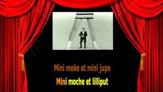 Karaoké Jacques Dutronc -  Mini mini