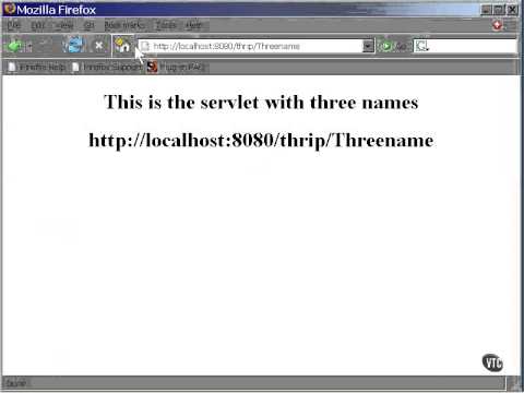 Lesson5 Servlet Mapping Java Servlet Jsp Tutorial