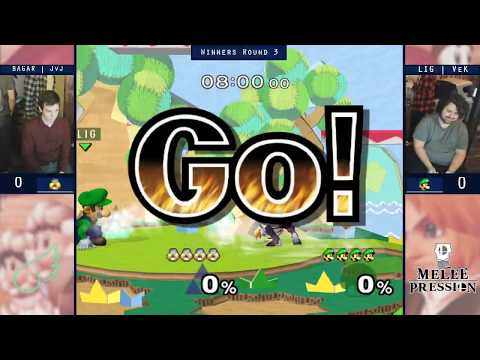 Super Melee Pression #9 - BAGAR | JvJ (Sheik) vs. LIG | VeK (Luigi) - Winners Round 3