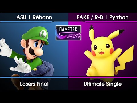 Gametek Night 2022.25 Losers Final - Réhann (Luigi) Vs. Pyrrhon (Pikachu) SSBU Ultimate Tournament