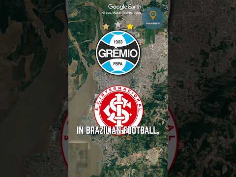 GRENAL origins 🇧🇷 #shorts #sports #futebol #Brazil #football #soccer #grenal #gremio #internacional