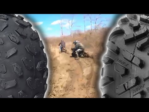 泥地性能对比：原厂迷你摩托车轮胎 vs SunF Power II 越野轮胎