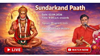 LIVE Sundarkand Path || Dr Dhavalkumar Vyas Sundarkand Preacher