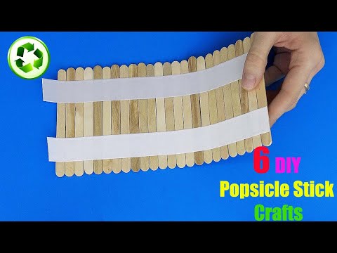Top 6 DIY Popsicle Stick Craft Compilation | Craft Ideas | Home Decor