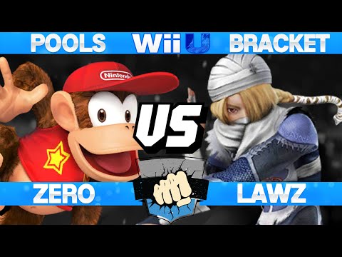 Collision XIV - ZeRo (Diddy Kong) vs Lawz (Sheik) - SSB4 Pools - Smash Wii U