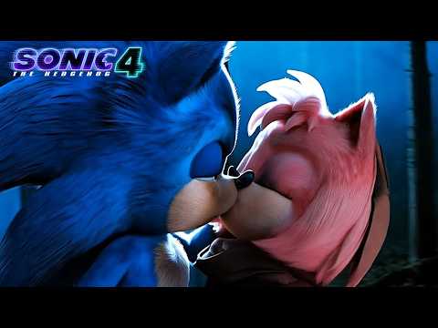 SONIC BESA A AMY ROSE Y Ambos SE ENAMORAN al final de SONIC 4 LA PELICULA - Teoría