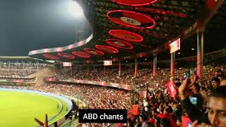 AB DE Villiers in India Love | RCB vs KKR | Chinnaswamy stadium