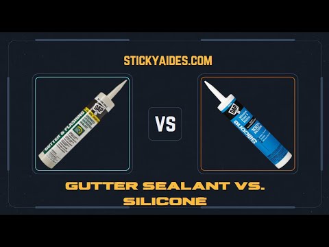 Gutter Sealant Vs  Silicone