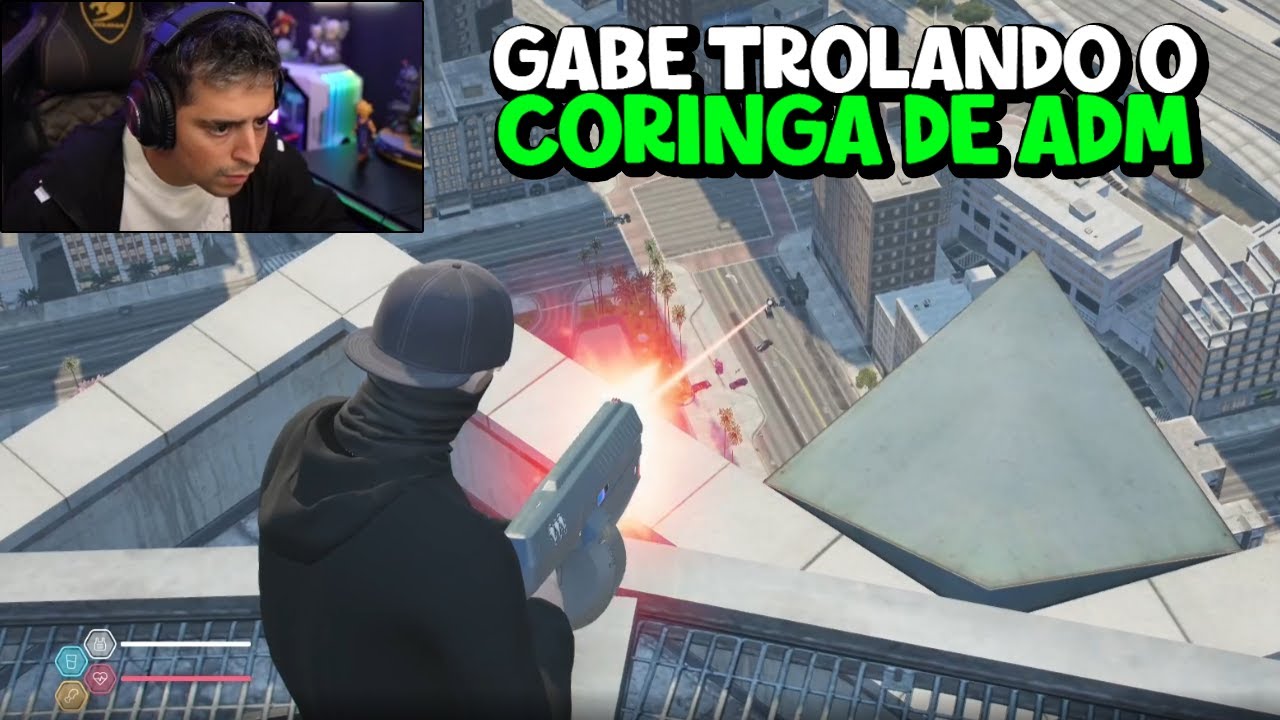 GABE TROLANDO O CORINGA DE ADM!! 🤣