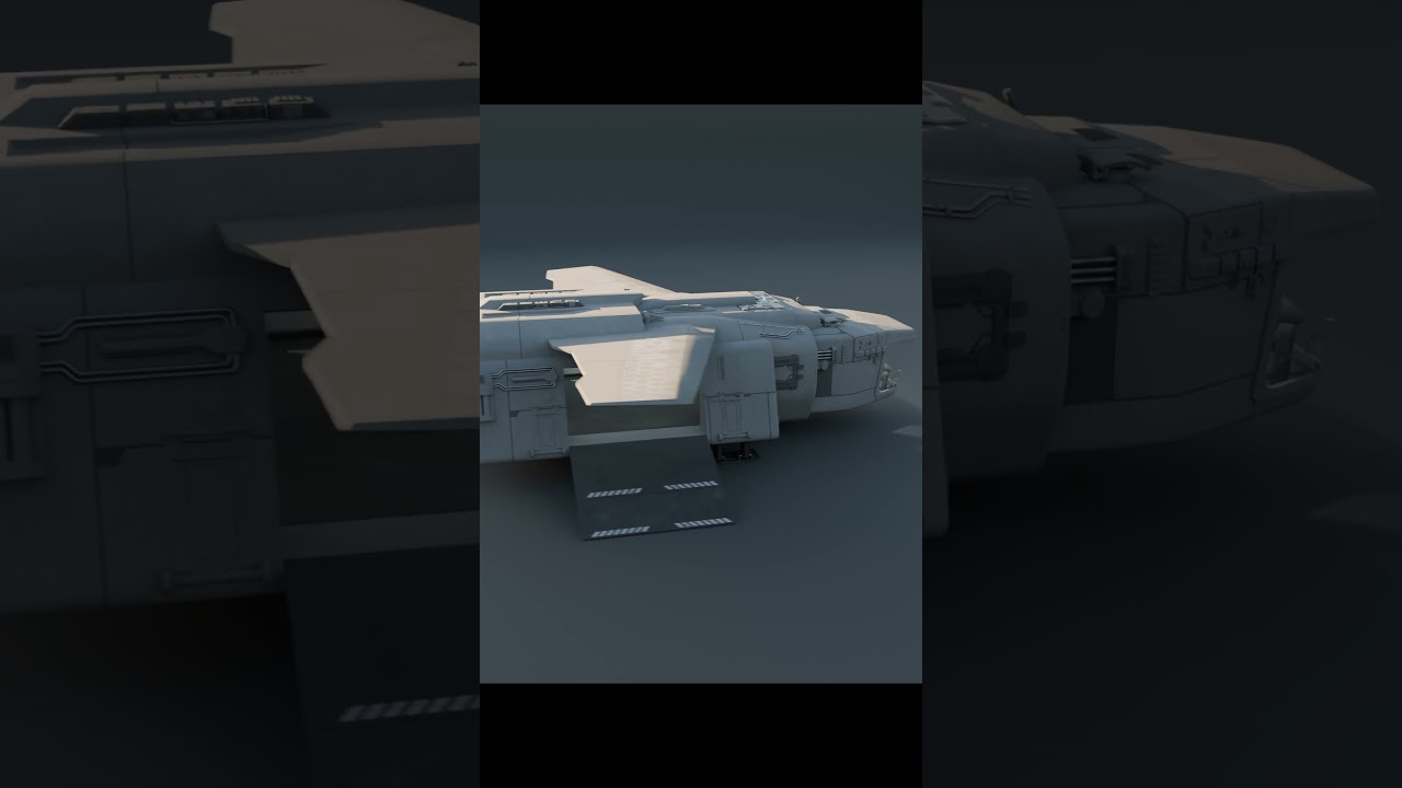 Scifi Spaceship in Blender Showcase