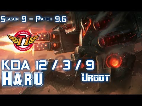 SKT Haru URGOT vs REK'SAI Jungle - Patch 9.6 KR Ranked