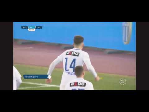 Toni Domgjoni fc zurich vs grasshoppers