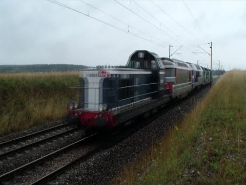 Compilation de trains et de klaxons