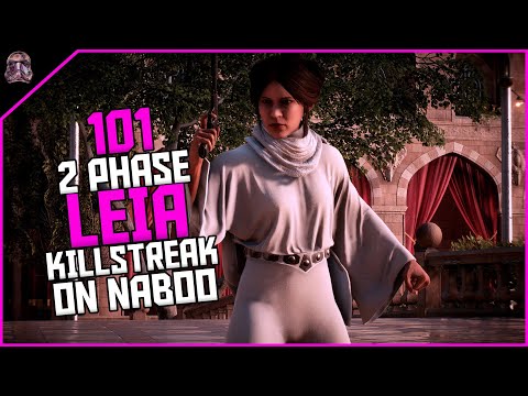 Star Wars Battlefront II 101 Princess Leia Killstreak (Naboo - Galactic Assault)(no final phase)