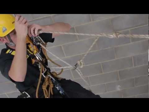 Level 1 rope access manoeuvres - passing deviations