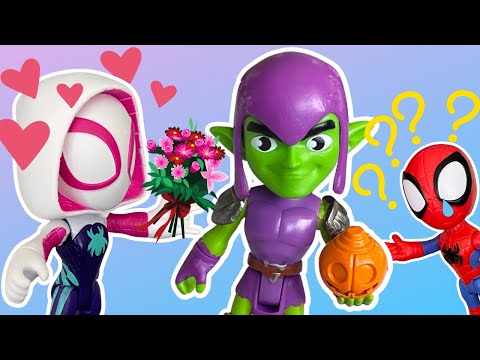 😮 WHAT! Ghost Spider Falls in Love with Green Goblin!?! Spidey and His Amazing Friends