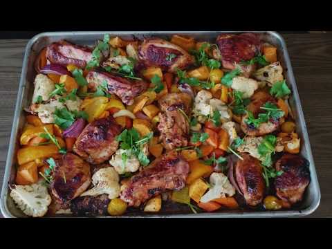 EASY HARISSA BAKED CHICKEN RECIPE | SHEET PAN CHICKEN DINNERS