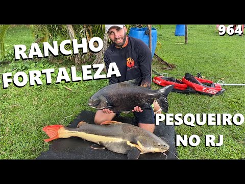 PESQUEIRO NOVO NO RIO DE JANEIRO - RANCHO FORTALEZA ( Fishingtur #964)