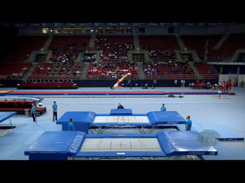 PIUNOV Oleg (AZE) - 2017 Trampoline Worlds, Sofia (BUL) - Qualification Trampoline Routine 2