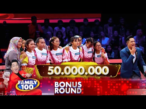 LUAR BIASA! 50 JUTA Berhasil Dimenangkan Harmonie Vincero Uno SMPN 1 Jakarta! - Family 100