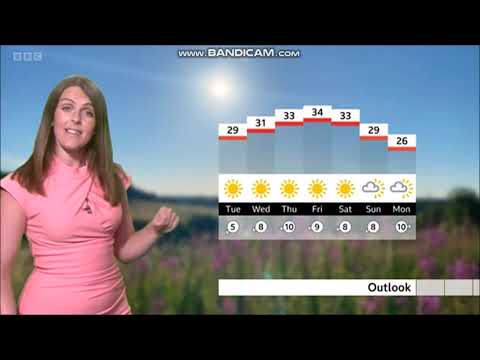 [HD] Alex Osbourne BBC ONE Points West weather August 7th 2022 - 60 fps