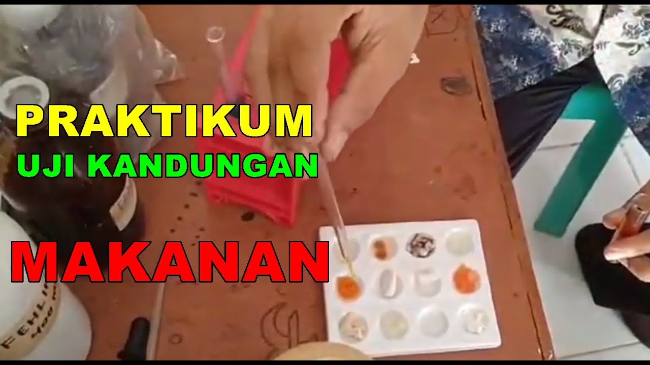 PRAKTIKUM UJI KANDUNGAN MAKANAN